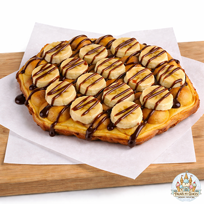 GAUFRE À LA BANANE ET AU NUTELLA